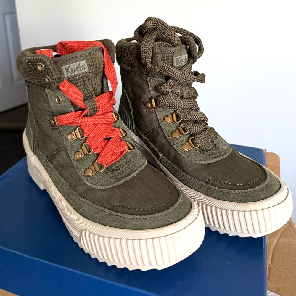 Keds Fielder Boot in Olive Green